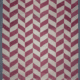 Magenta Pink Mosaic Kilim Handmade Turkish Flat-woven Rug Large