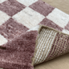 checkerboard new made handwoven short pile rug bespoke sizes