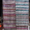 Navajo Style Teal Purple Striped Turkish Kilim Medium Size 143x234cm