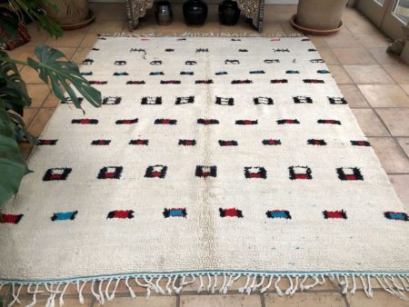 Beni Benchegra Berber Rug Square Size 190x235cm