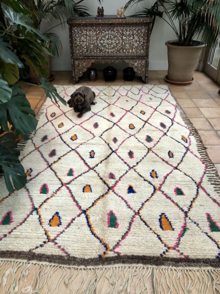 Handwoven Moroccan Ait Bouchaouen Rug 190x310cm