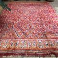 Pink Moroccan Zaiane Berber Rug Midcentury Large 203x270cm