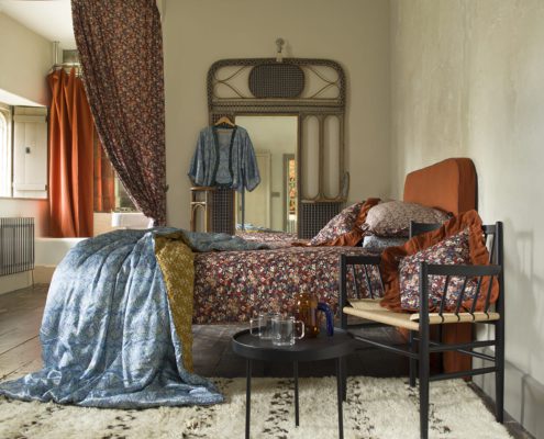 azilal Berber rug coco and wolf bedlinnen shoot autumn winter campaign