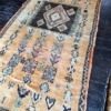 orange Moroccan rug short pile rug handwoven large size