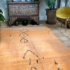 Orange Moroccan Carpet Large Handwoven Berber Rug 175x295cm