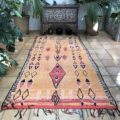 Midcentury Moroccan Berber Rug Orange Large Area 150x320cm