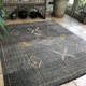 black brown cactus silk moroccan kilim