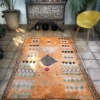 orange moroccan berber rug