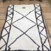 Beni Berber Navy Blue Geometric Design