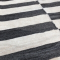Grey Striped Handwoven Large Area Rug 300x400cm