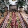 Turkish Ushak kilim rug large handwoven Kilim rug 200x300cm