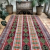 Turkish Kilim Rug Handwoven Ushak Flatweave Rug 202x308cm