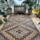 Large Turkish Kilim Rug Gently Faded Vintage Flatweave 210x330cm