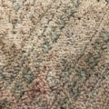 Pale Pink With Green Large Handwoven Berber Rug 200x302cm