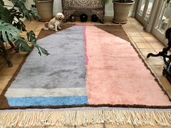 Thick Pile Moroccan Handwoven Berber Rug New Made 220x310cm