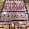 Azilal Moroccan Berber rug Vintage Pink Cobalt Blue size 135x210cm