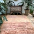 Plain Terracotta Handwoven Berber Rug 185x280cm