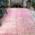 pink moroccan berber rug large area rug 195x310cm