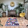 Vintage Berber ourika boucherouite rag rug 115x180cm