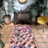 boucherouite rag rug moroccan berber runner medium size