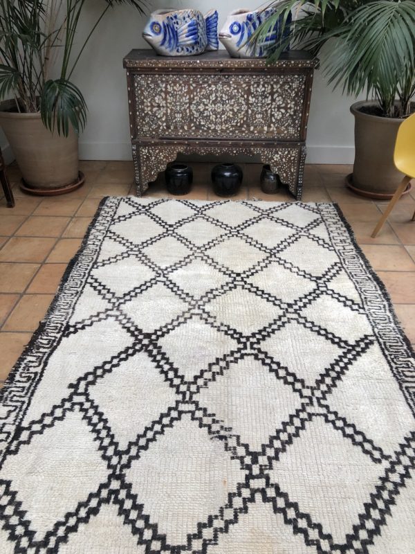 Midcentury Antique Moroccan Marmoucha Carpet 170x400cm
