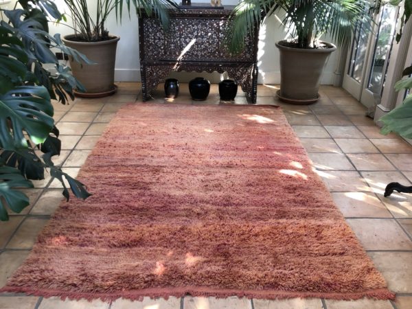 Vintage Berber in Coral Moroccan Handwoven Rug 175x280cm