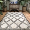 Beni Berber Moroccan Vintage Handwoven Carpet Large Size 190x290cm