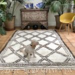 Beni Berber Moroccan Vintage Handwoven Carpet Large Size 190x290cm