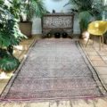 pale pink Vintage Handwoven kilim rug large flatweave kilim carpet 175x300