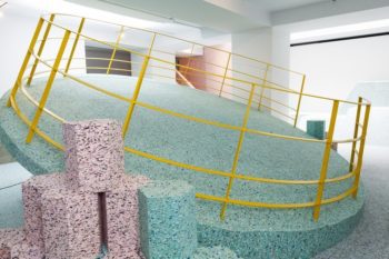 London Art Collective 'Assemble' Unveil The Brutalist Playground Installation At RIBA's Architecture Gallery