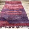 vintage moroccan rug purple carpet medium size