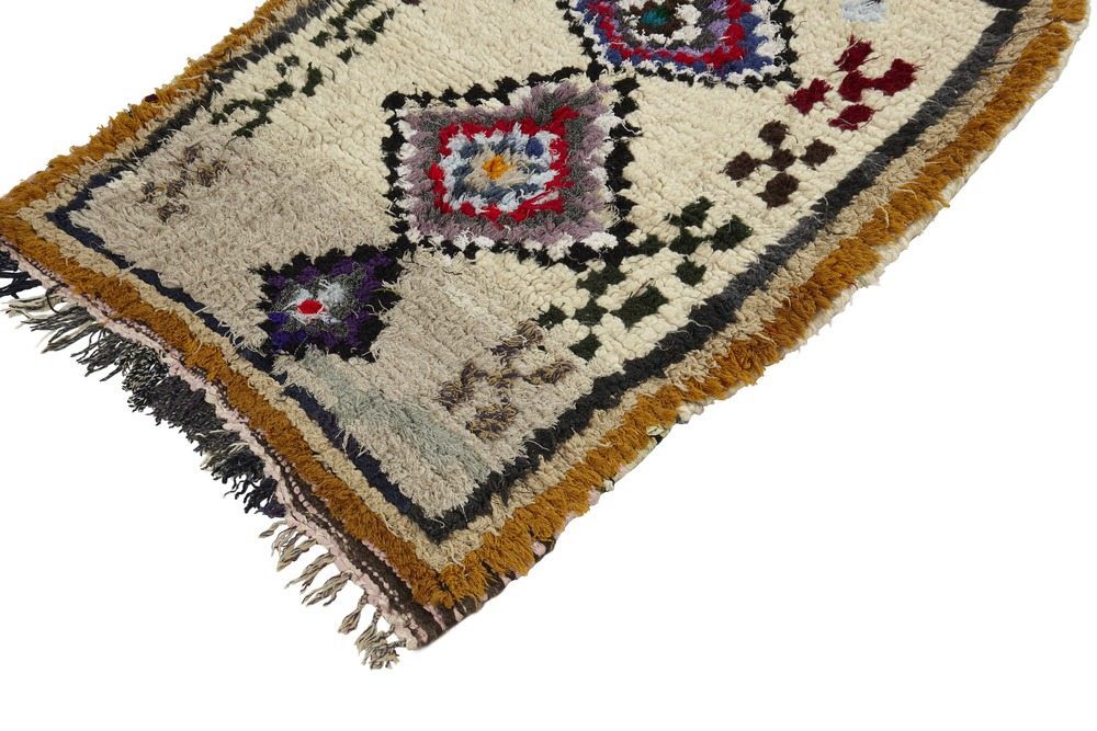 Small Moroccan Vintage Azilal Rug